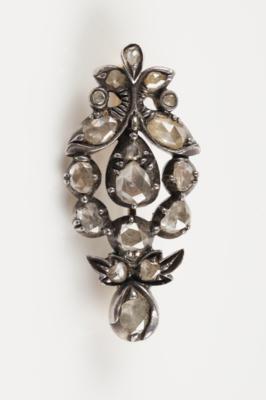 Diamant Brosche 19. Jahrhundert - Klenoty a Hodinky