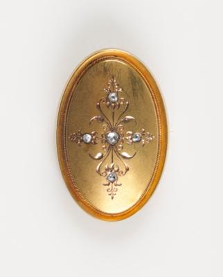 Diamantrauten Brosche/ Anhänger, um 1900 - Gioielli e orologi