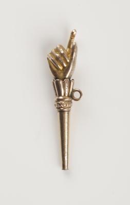 Taschenuhren Schlüssel in Form einer Hand, um 1900 - Jewellery and watches