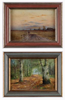 Josef Lohinger, 2 Bilder: - Paintings