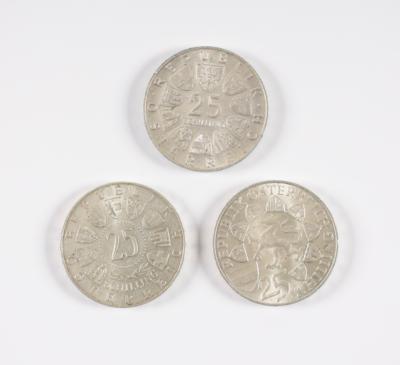 30 Silbermünzen ATS 25.- - Antiques, art and jewellery
