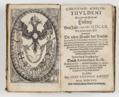 Buch: Kriegs und Friedens Histori, Christian Adolph Thülden, Köln, 1657 - Arte, antiquariato e gioielli