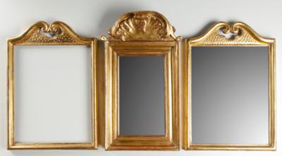 Drei Bilder- oder Spiegelrahmen, 19. Jahrhundert - Umění, starožitnosti, šperky