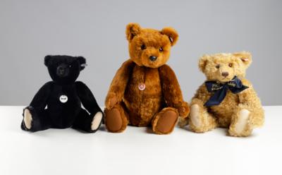 Drei Steiff Teddybären, limitierte Sonderedition, um 2000 - Umění, starožitnosti, šperky