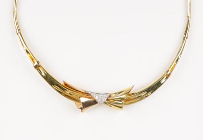 Brillantcollier zus. ca. 0,30 ct - Gioielli e orologi