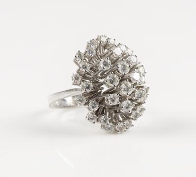 Brillantring, zus. 2,04 ct (grav.) - Jewellery and watches