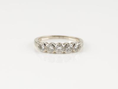 Brillantring zus. ca. 0,70 ct - Klenoty a Hodinky