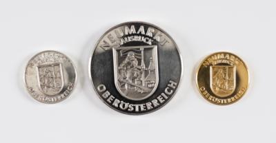 3 Neumarkt Hausruck Medaillen - Arte, antiquariato e gioielli