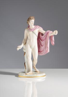 Apollo Belvedere, Porzellanmanufaktur Nymphenburg, Ende 19. Jahrhundert - Umění, starožitnosti, šperky