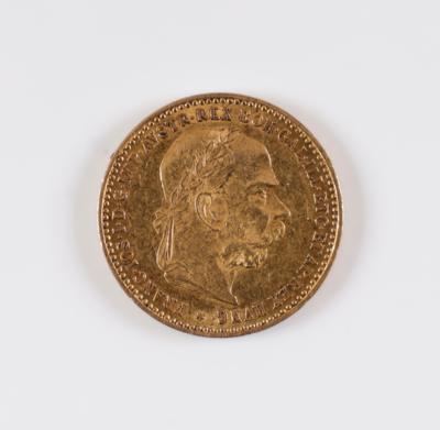 Goldmünze 10 Kronen, Österreich - Umění, starožitnosti, šperky
