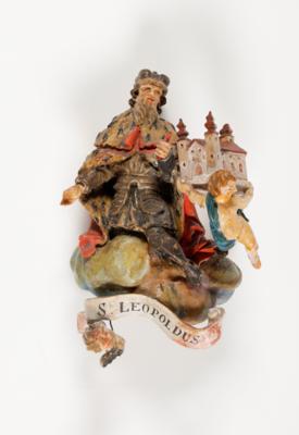 Hl. Leopold, Landespatron von Niederösterreich, Österreich, 19. Jahrhundert - Arte, antiquariato e gioielli