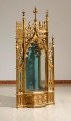 Neogotischer Altar Aufsatz, 2. Hälfte 19. Jahrhundert - Kunst & Antiquitäten