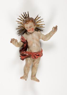 Stehendes Christuskind, Alpenländisch, 19. Jahrhundert - Antiques, art and jewellery