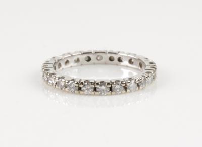 Brillant Memoryring, zus. ca. 1,40 ct - Jewellery and watches