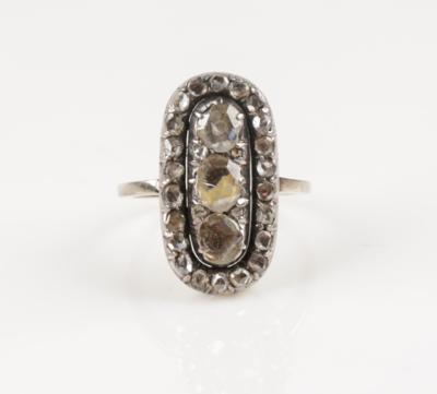 Altschliff Diamant Ring um 1900 zus. ca. 1,30 ct - Gioielli e orologi