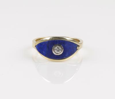 Brillant Lapislazuli Ring - Klenoty a Hodinky