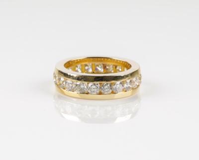 Brillant Memoire Ring zus. ca. 3,60 ct - Schmuck & Uhren