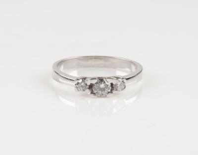 Brillantring zus. ca. 0,50 ct - Klenoty a Hodinky