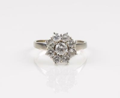 Brillantring zus. ca. 1,30 ct - Schmuck & Uhren