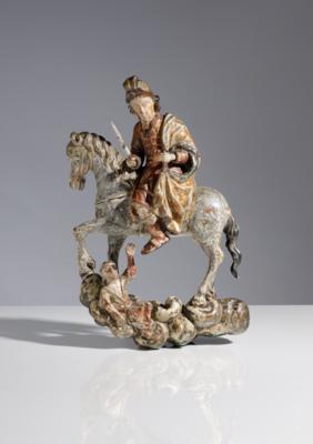 Hl. Martin zu Pferd, Ende 18. Jahrhundert - Umění, starožitnosti, nábytek a technika