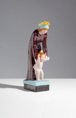 Madonna mit Christuskind, Gmundner Keramik, um 1932/39 - Art, antiques, furniture and technology