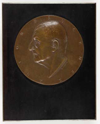 Profilportrait des Komponisten Anton Bruckner, Arnold Hartig (1878-1972), 1. Drittel 20. Jahrhundert - Umění, starožitnosti, nábytek a technika