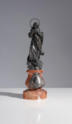 Silber Madonna auf der Mondsichel, k. k. Hoflieferant Joseph Carl von Klinkosch, um 1900 - Umění, starožitnosti, nábytek a technika