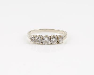 Brillantring zus. ca. 0,60 ct - Klenoty a Hodinky