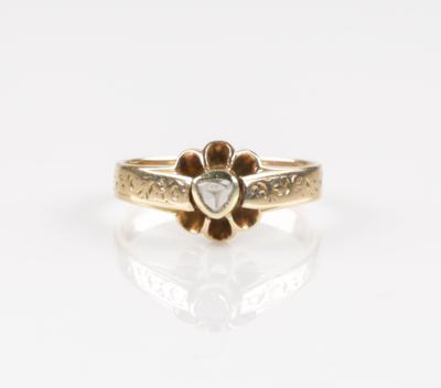 Diamant Ring um 1900 - Schmuck & Uhren
