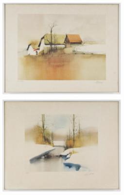 Ernst Balluf * 2 Bilder: - Paintings