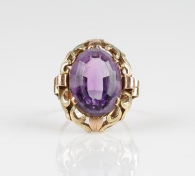 Amethyst Ring - Klenoty a Hodinky