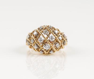 Brillantring zus. ca. 0,70 ct - Schmuck & Uhren