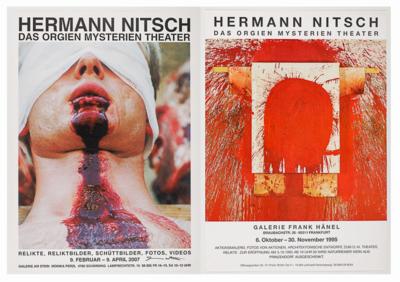 Hermann Nitsch *, 2 Plakate: - Dipinti