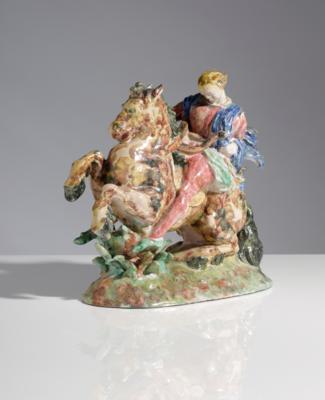 Jäger mit Armbrust zu Pferd, 1. Hälfte 20. Jahrhundert - Arte, antiquariato e gioielli