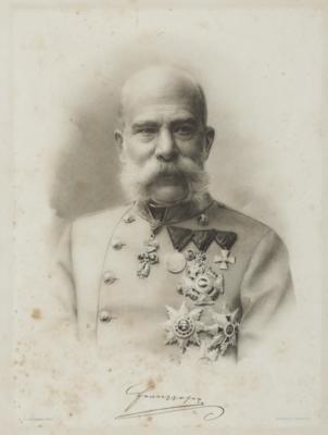 Kaiser Franz Joseph I., k. k. Hofphotograph Carl Pietzner - Antiques, art and jewellery