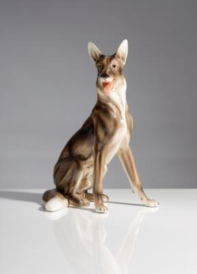 Schäferhund, Fa. Keramos, Wien - Arte, antiquariato e gioielli