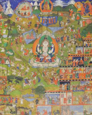 Thangka, Tibet, Anfang 19. Jahrhundert - Umění, starožitnosti, šperky