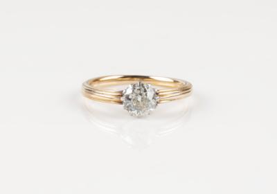 Altschliffbrillant Ring ca. 0,75 ct, um 1900 - Jewellery and watches