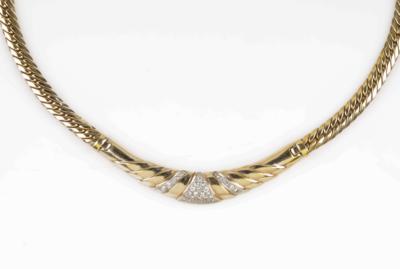 Brillant Collier zus. 0,58 ct(grav) - Gioielli e orologi