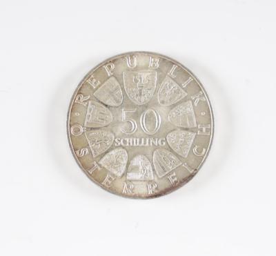 12 Stk 50-Schillingmünzen - Antiques, art and jewellery
