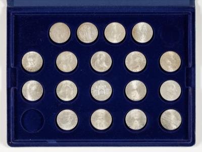 18 Stk. 25 Schillingmünzen - Arte, antiquariato e gioielli