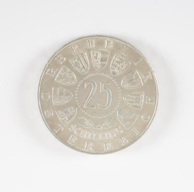 19 Stk. 25 Schillingmünzen - Arte, antiquariato e gioielli