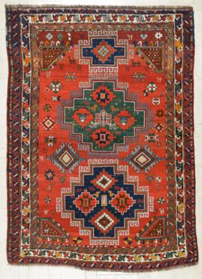 Antiker Karabagh Teppich, ca. 186 x 135 cm, Südkaukasus, Anfang 20. Jahrhundert - Umění, starožitnosti, šperky