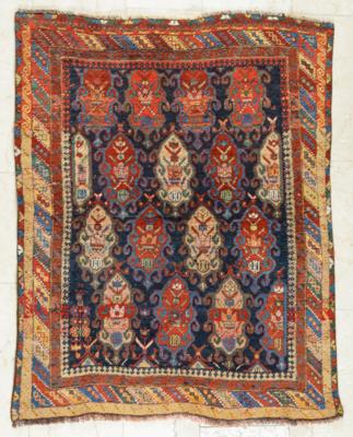 Antiker kurdischer Teppich, ca. 129 x 105 cm, Westpersien, um 1900 - Umění, starožitnosti, šperky