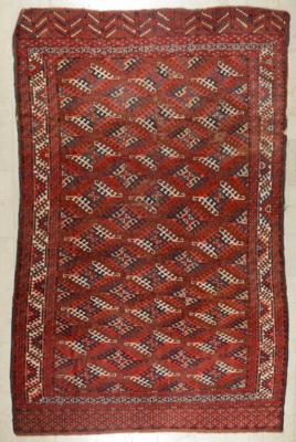 Antiker Yomud Hauptteppich, ca. 320 x 208 cm, Turkmenistan, 2. Hälfte 19. Jahrhundert - Antiques, art and jewellery