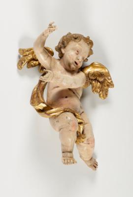 Fliegender Engel im Barockstil, 20. Jahrhundert - Arte, antiquariato e gioielli