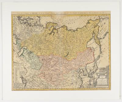 Landkarte des Russischen Reiches, Johann Baptist Homann (1664-1724) Erben, Nürnberg, 1786 - Arte, antiquariato e gioielli