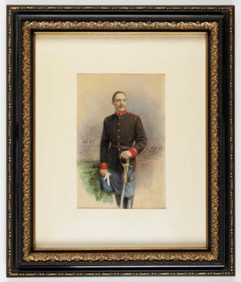 Oberleutnant der Reitenden Artilleriedivision, k. u. k. Hof Atelier Carl Pietzner, um 1894 - Antiques, art and jewellery