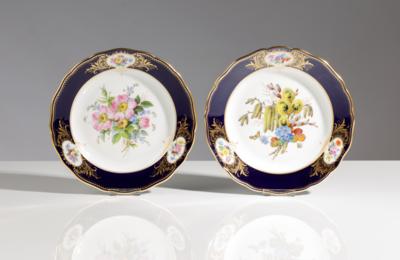 Paar Teller, Porzellanmanufaktur Meissen, Ende 20. Jahrhundert - Arte, antiquariato e gioielli