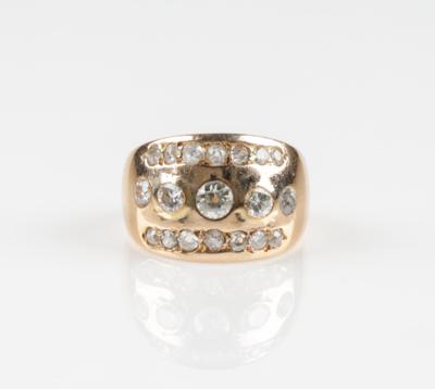 Altschliffbrillant Ring, zus. ca. 0,75 ct - Jewellery and watches